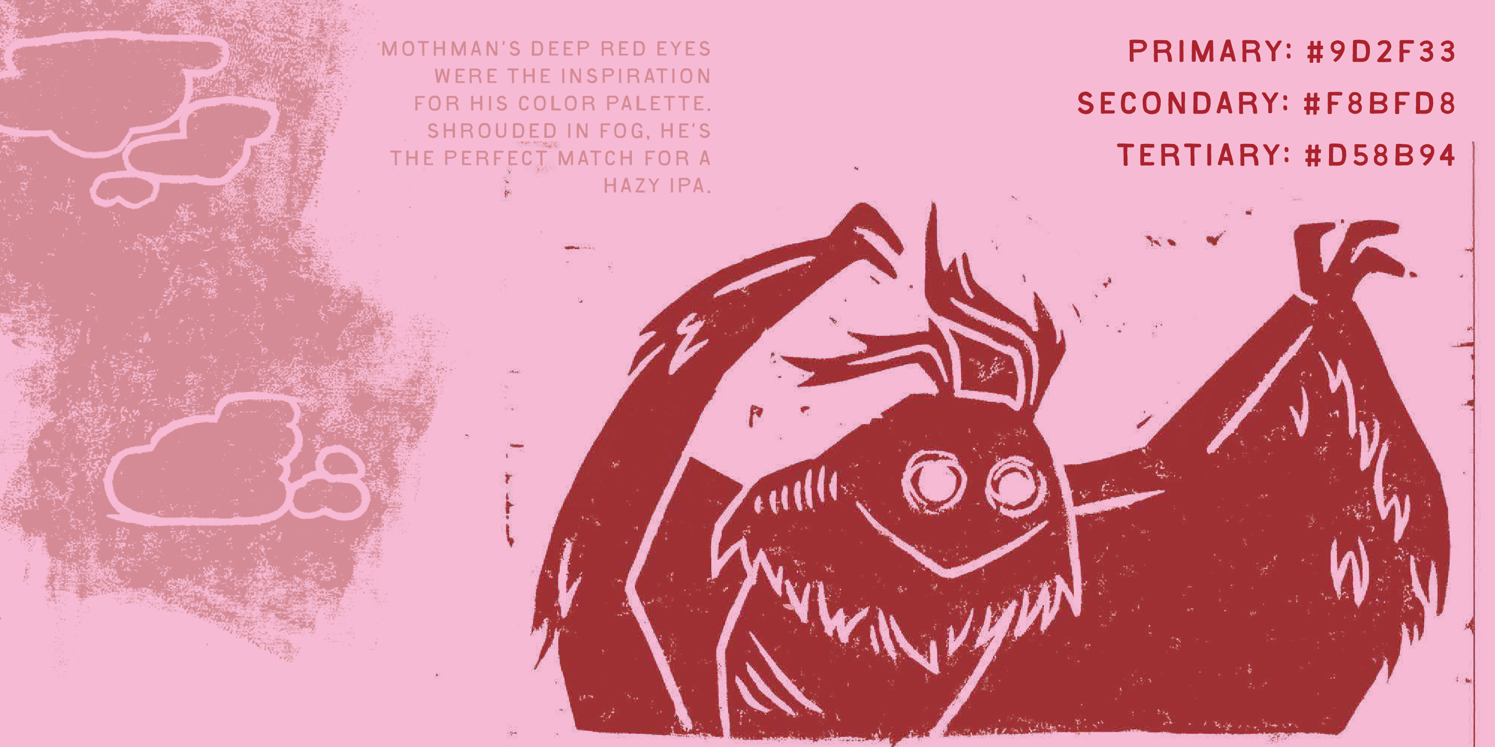 Stationery design of letterhead and business cards for the company Anders on top of a blurred photo of a house interior.