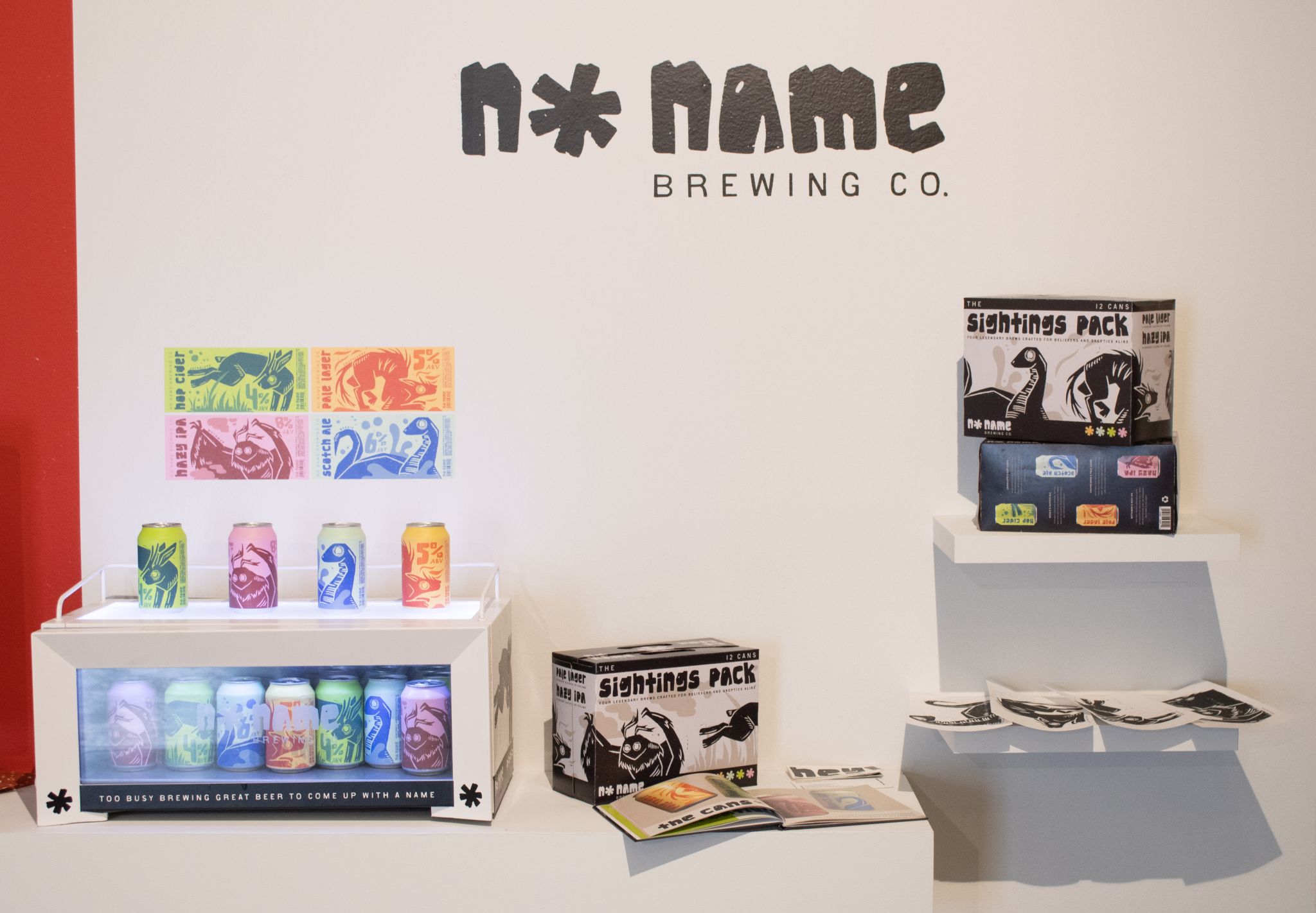 Stationery design of letterhead and business cards for the company Anders on top of a blurred photo of a house interior.