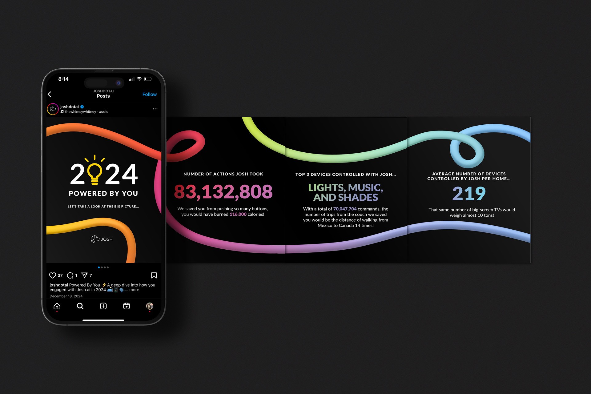 Anders brand wordmark in white placed on top of an image of a modern interior design.